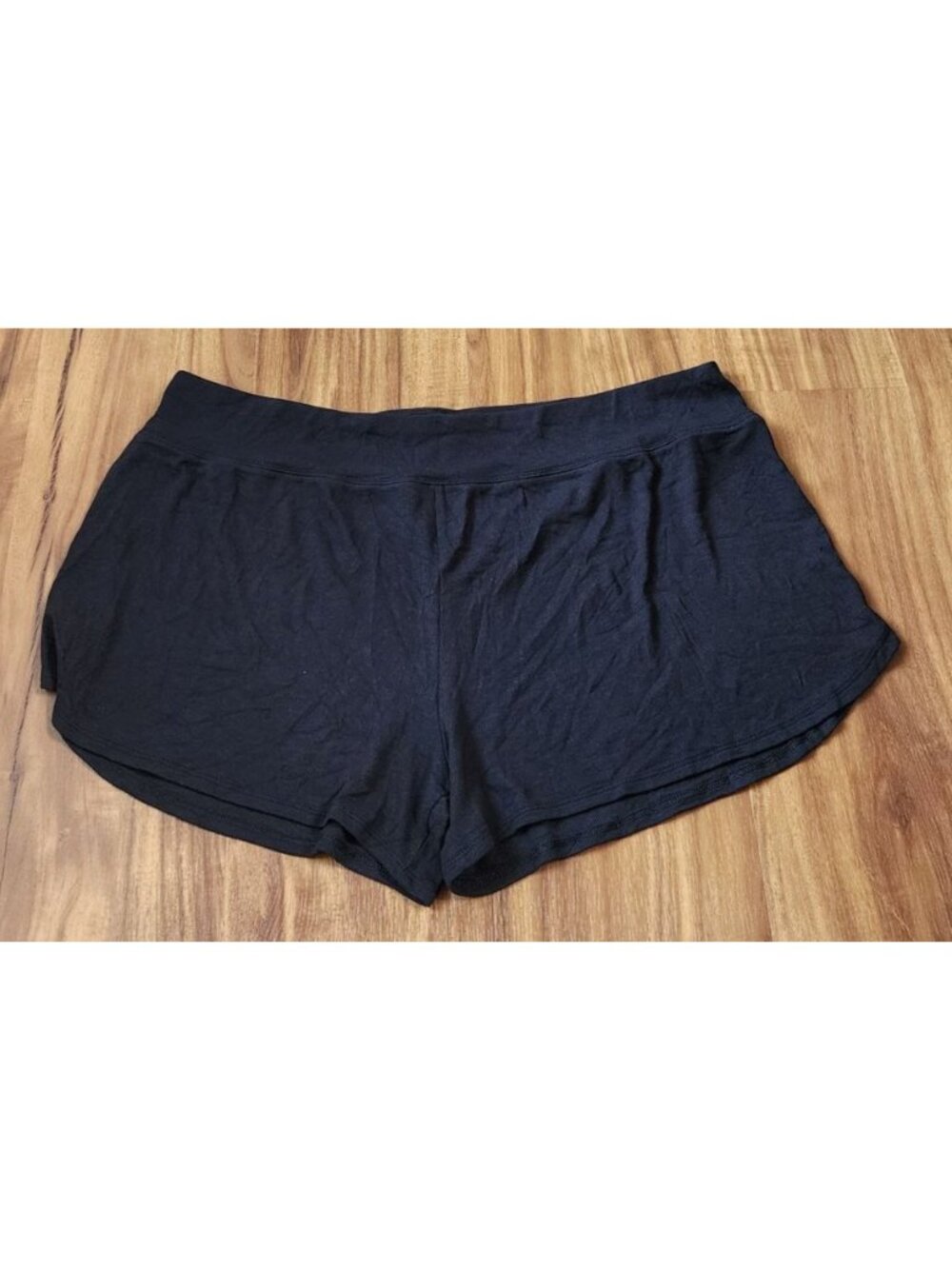 NWOT Athleta Well Rested Rib Sleep Tank & Short Set Black 1X - Picture 6 of 9